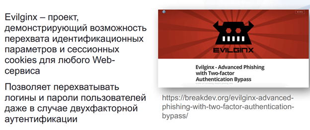 Пример фишинга